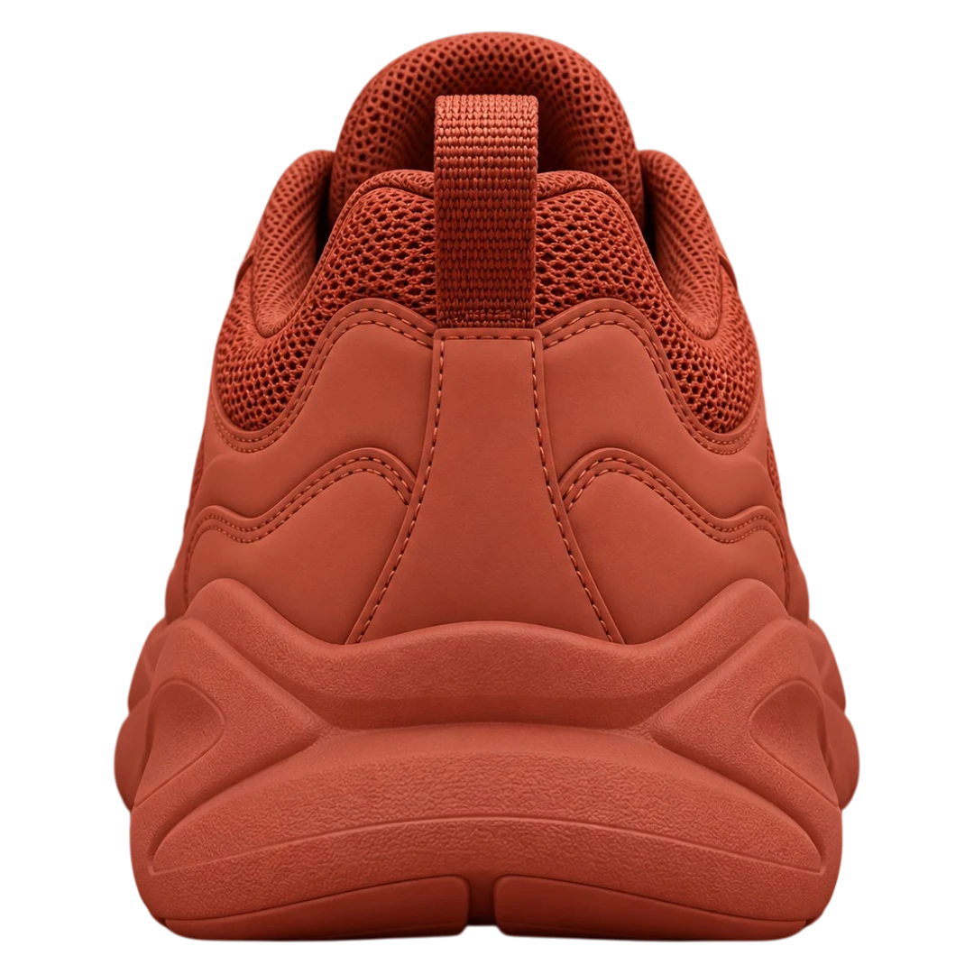 Sneakerempire Terracotta Men’s Chunky Sneakers – Breathable Mesh Casual Shoes